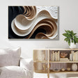 Textured Abstract Flow | Earth Tones