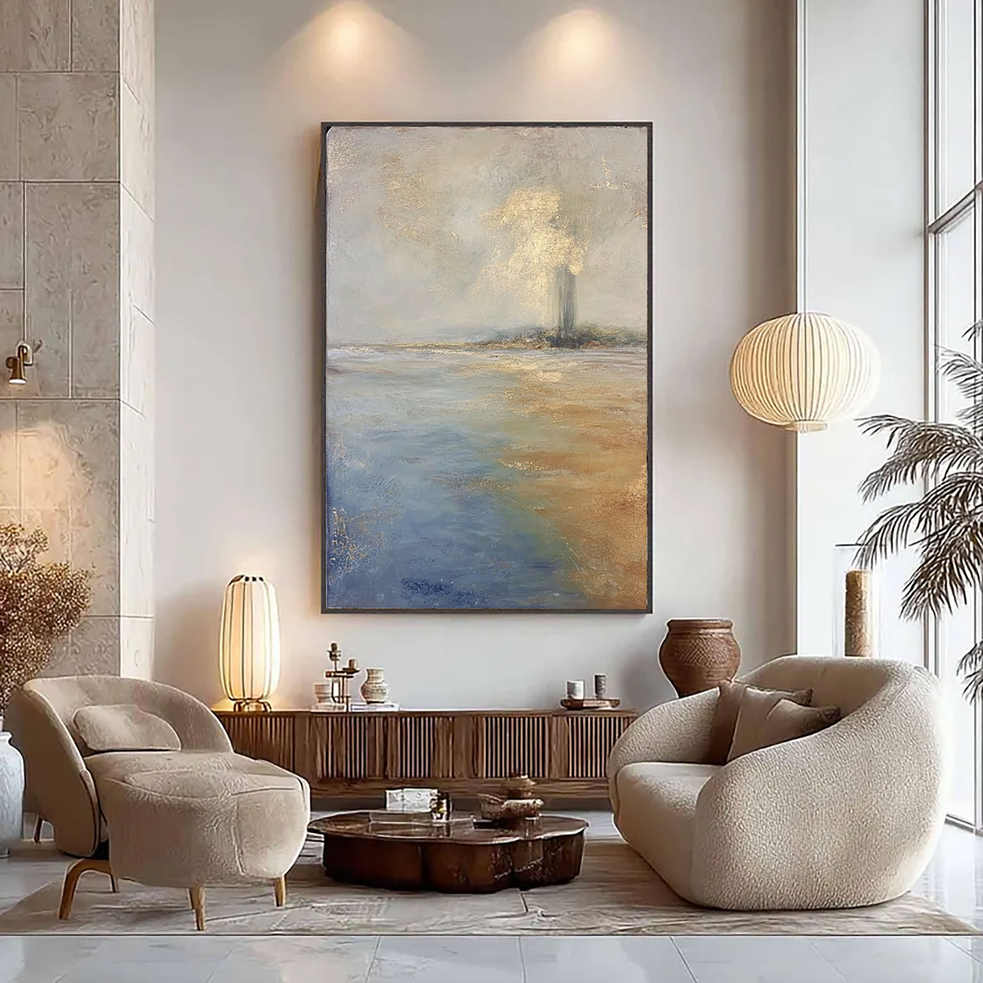 Textured Coastal Glow | Misty Spire