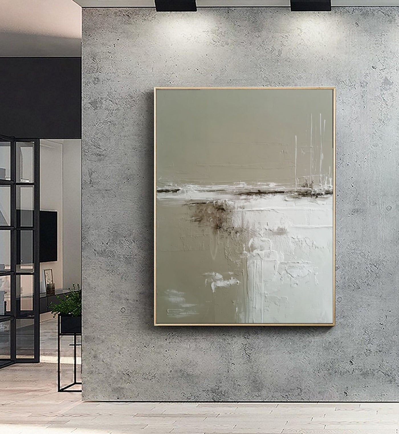 Textured Minimalist Horizon | Quiet Muted