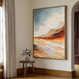 Texturierte Erdlandschaft Horizon | Warmer Schein
