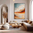 Texturierte Erdlandschaft Horizon | Warmer Schein