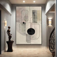 Minimalist Geometric Balance | Soft Hues