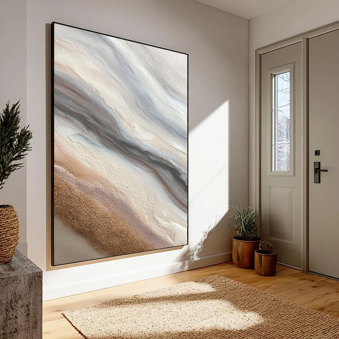 Textured Earth Tone Flow | Sandy Drift