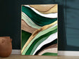 Textured Viridescent Opulence | Gilded Swells