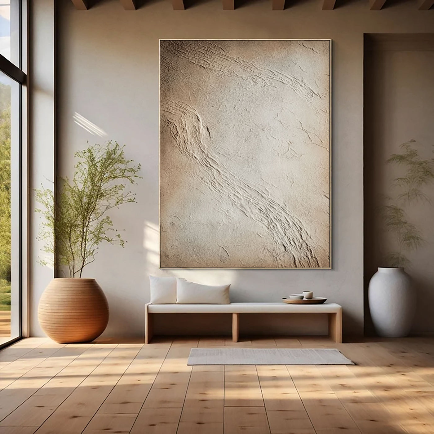 Textured Earthy Stucco | Neutral Drift