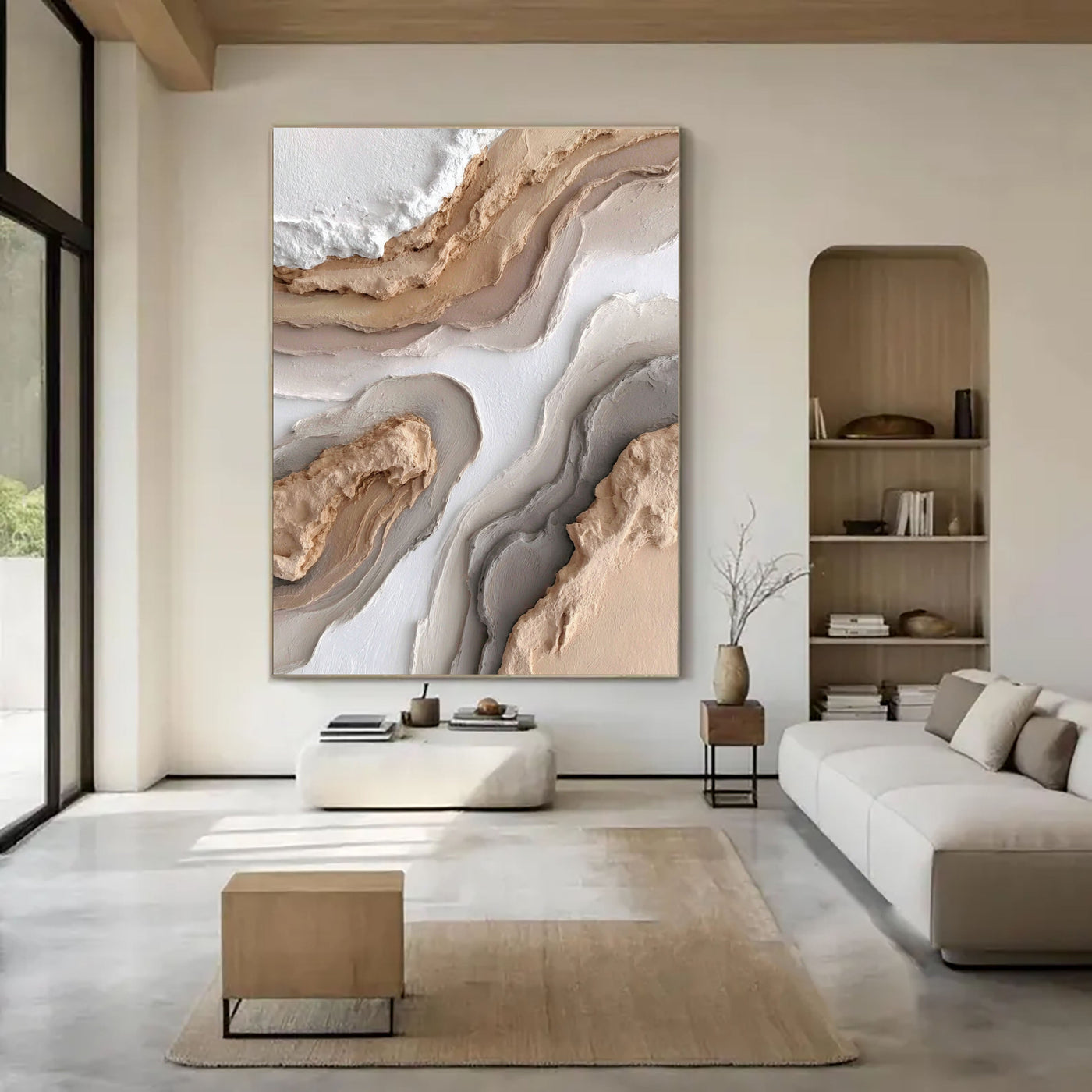 Textured Stratified Opulence | Sandstone Undulations