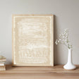 Textured Striated Opulence | Cream Strokes