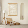 Textured Striated Opulence | Cream Strokes