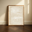Textured Striated Opulence | Cream Strokes