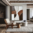 Textured Tectonic Opulence | Umber Panels