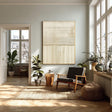 Textured Cream Serenity | Subtle Ridges