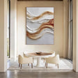 Textured Fulvous Opulence | Alabaster Swells