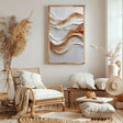 Textured Fulvous Opulence | Alabaster Swells