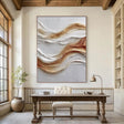 Textured Fulvous Opulence | Alabaster Swells