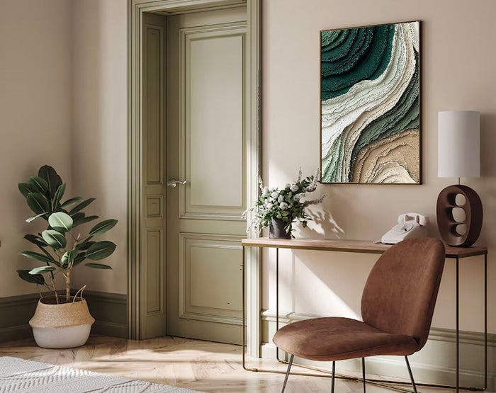 Textured Viridigenous Opulence | Verdant Strata