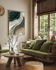 Textured Viridigenous Opulence | Verdant Strata