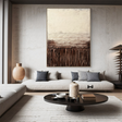 Textured Layered Harmony | Beige Brown