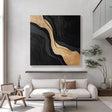 Layered Gilded Currents | Obsidian Flow