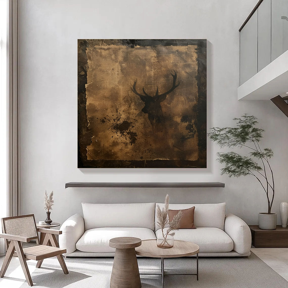 Worn Rustic Silhouette | Elk Shadow