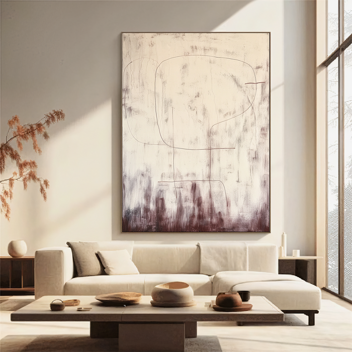 Textured Line Serenity | Beige Plum
