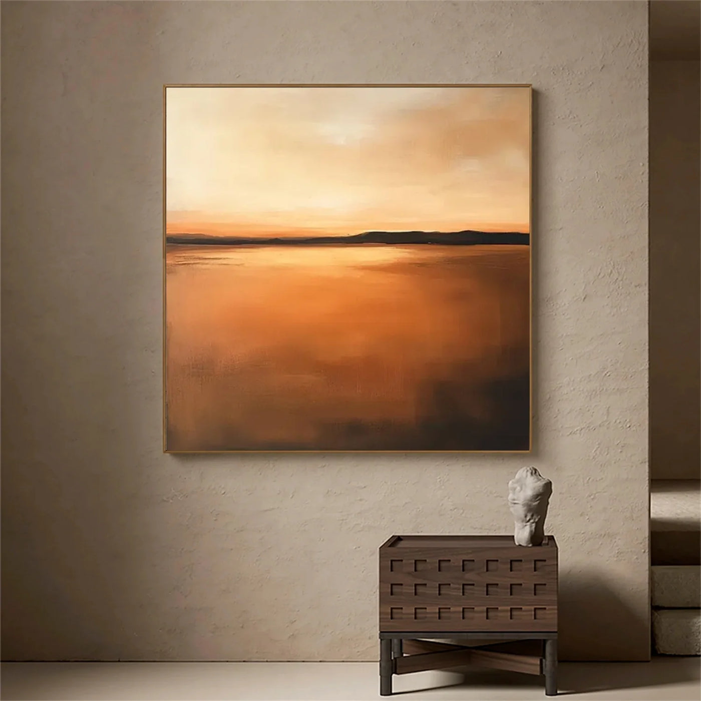 Ocean & Sky Abstract Wall Art #MO092