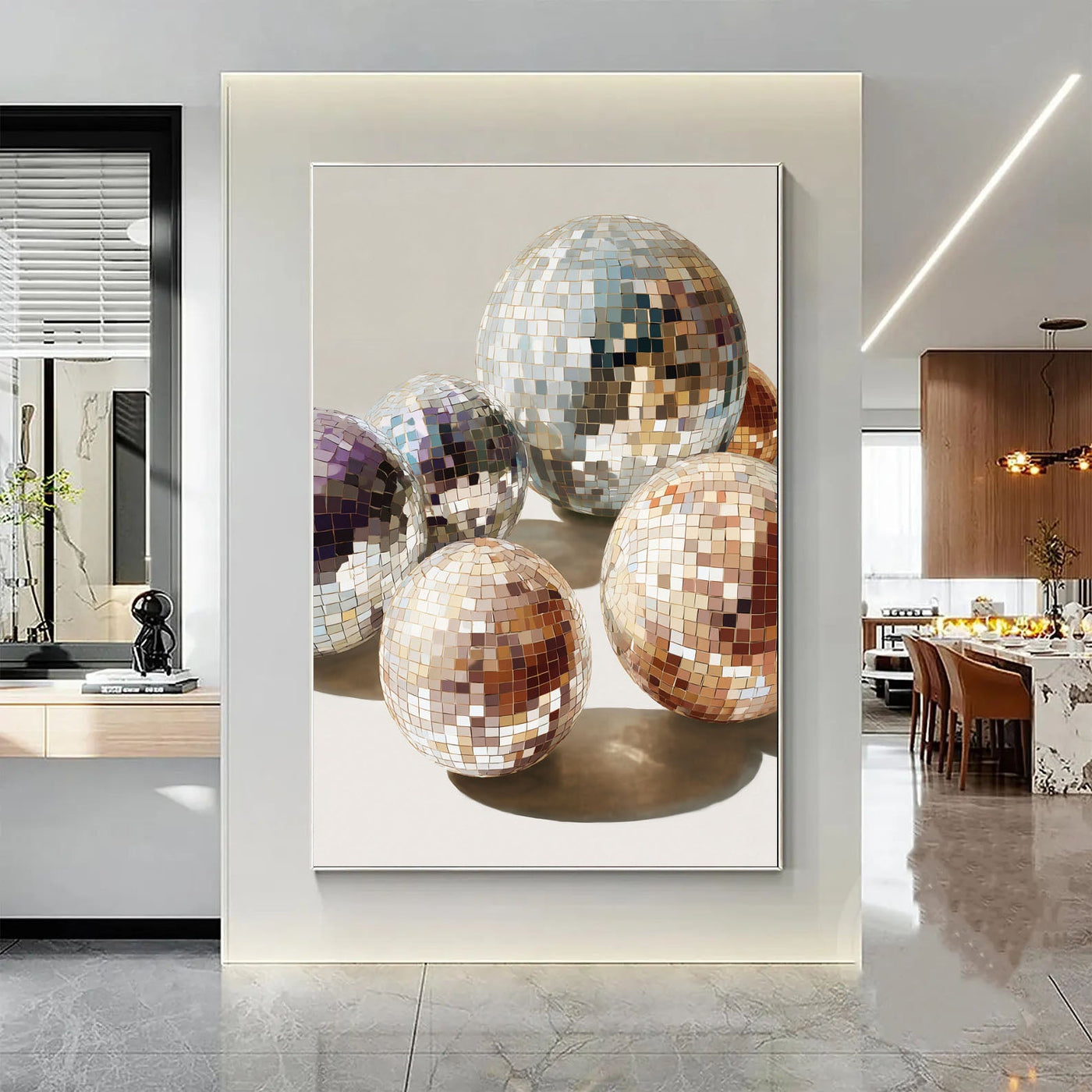 Disco Balls Abstract Art | Retro Glamour