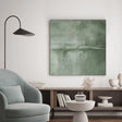 Green Wabi Sabi Abstract Wall Art #WT063