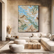 Textured Brushstroke Opulence | Pastel Hues