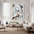 Textured Abstract Opulence | Neutral Swirl