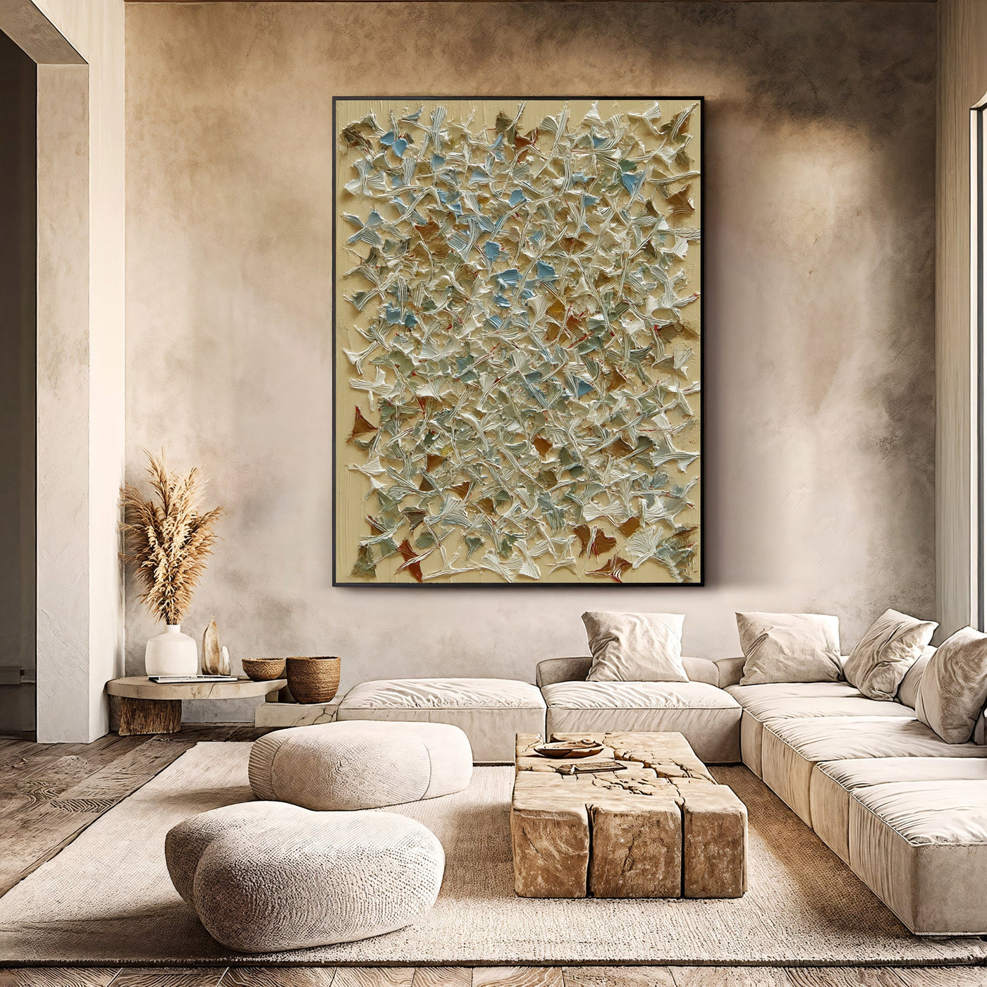Textured Ginkgo Opulence | Mellow Hues