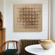 Beige and Brown Abstract Texture Wall Art  #AT013