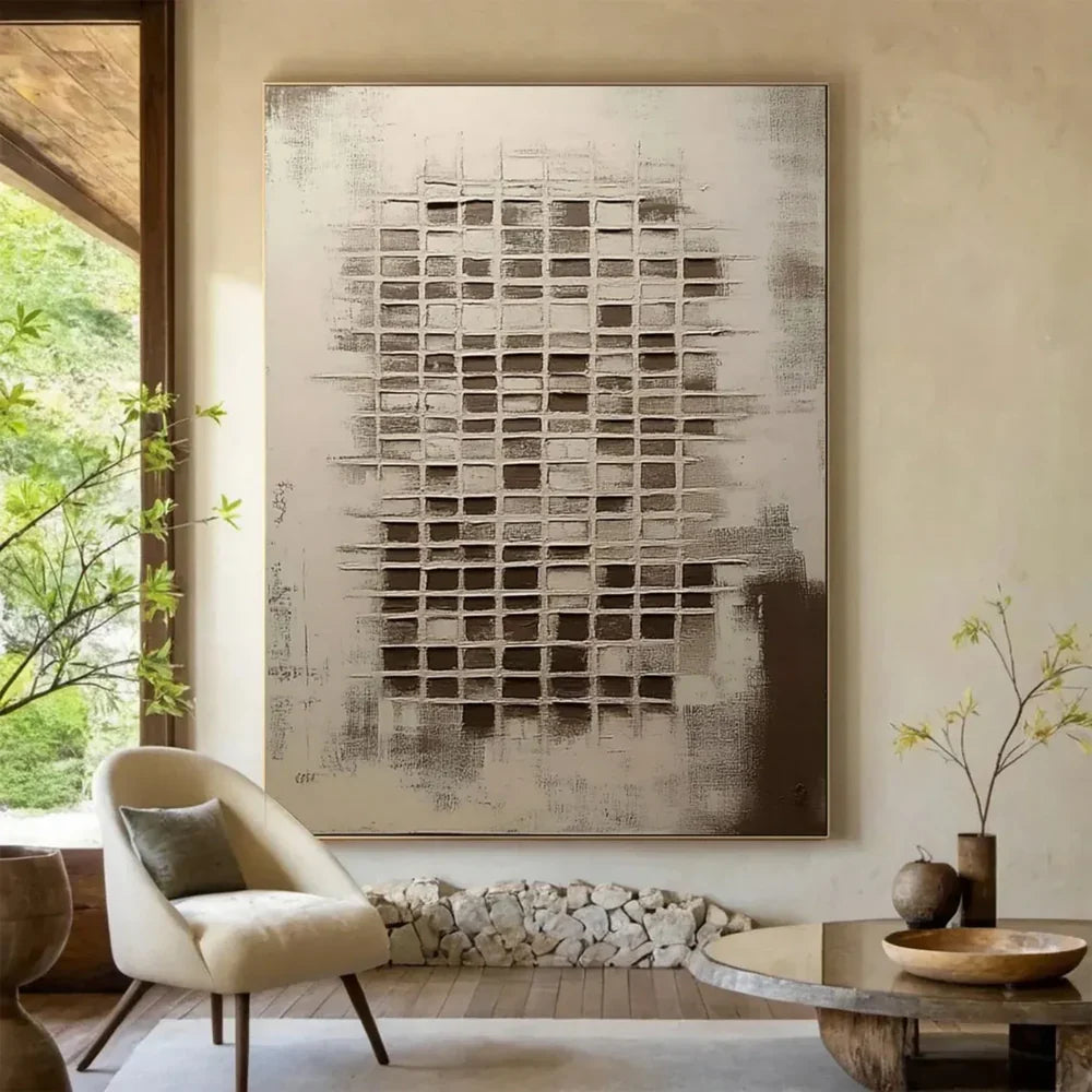 Wabi Sabi Textured Wall Art #WT039