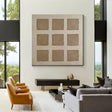 Beige & Brown Wabi Sabi Abstract Wall Art #WT040
