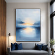 Ocean & Sky Abstract Wall Art #MO087
