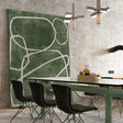 Green Abstract Wall Art  #AT070