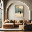 Abstract Horse Animal Wall Art #DL027