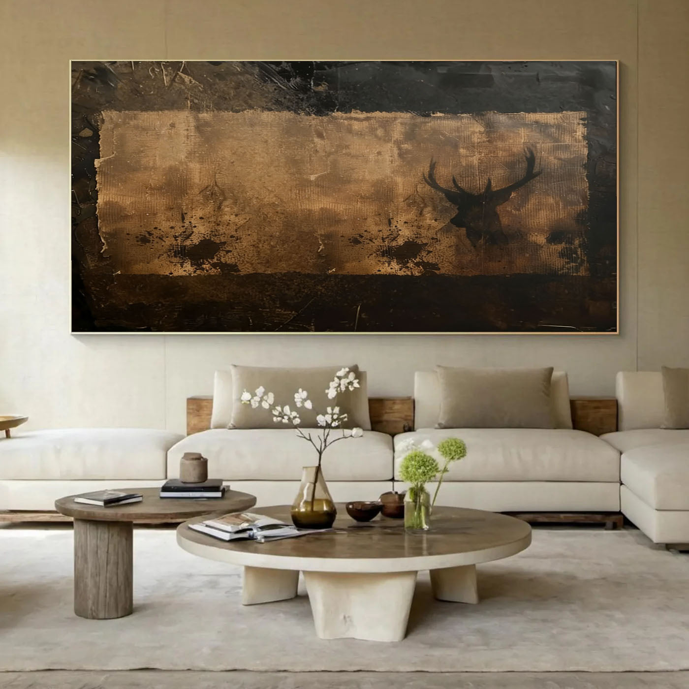 Aged Rustic Silhouette | Horned Shadow