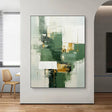 Green Abstract Texture Wall Art  #AT128
