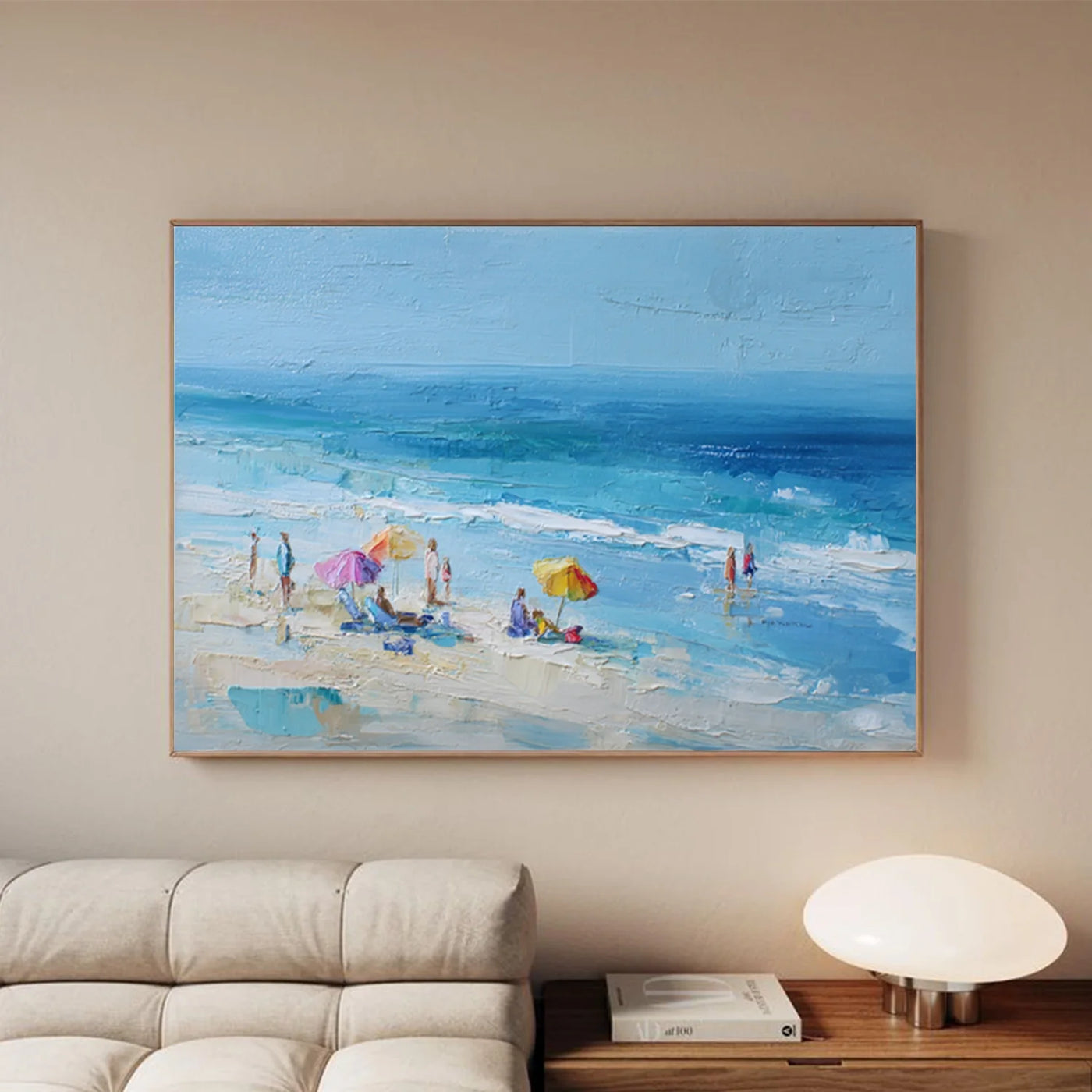 Ocean & Sky Abstract Wall Art #MO111