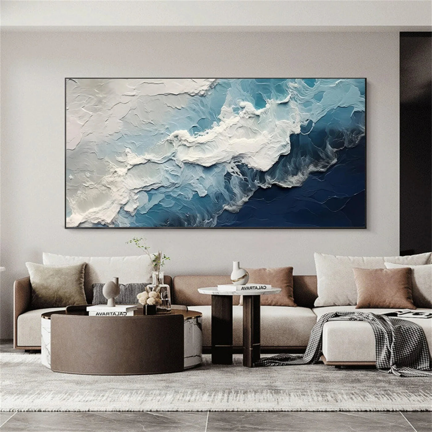 Ocean & Sky Textured Wall Art #MO102