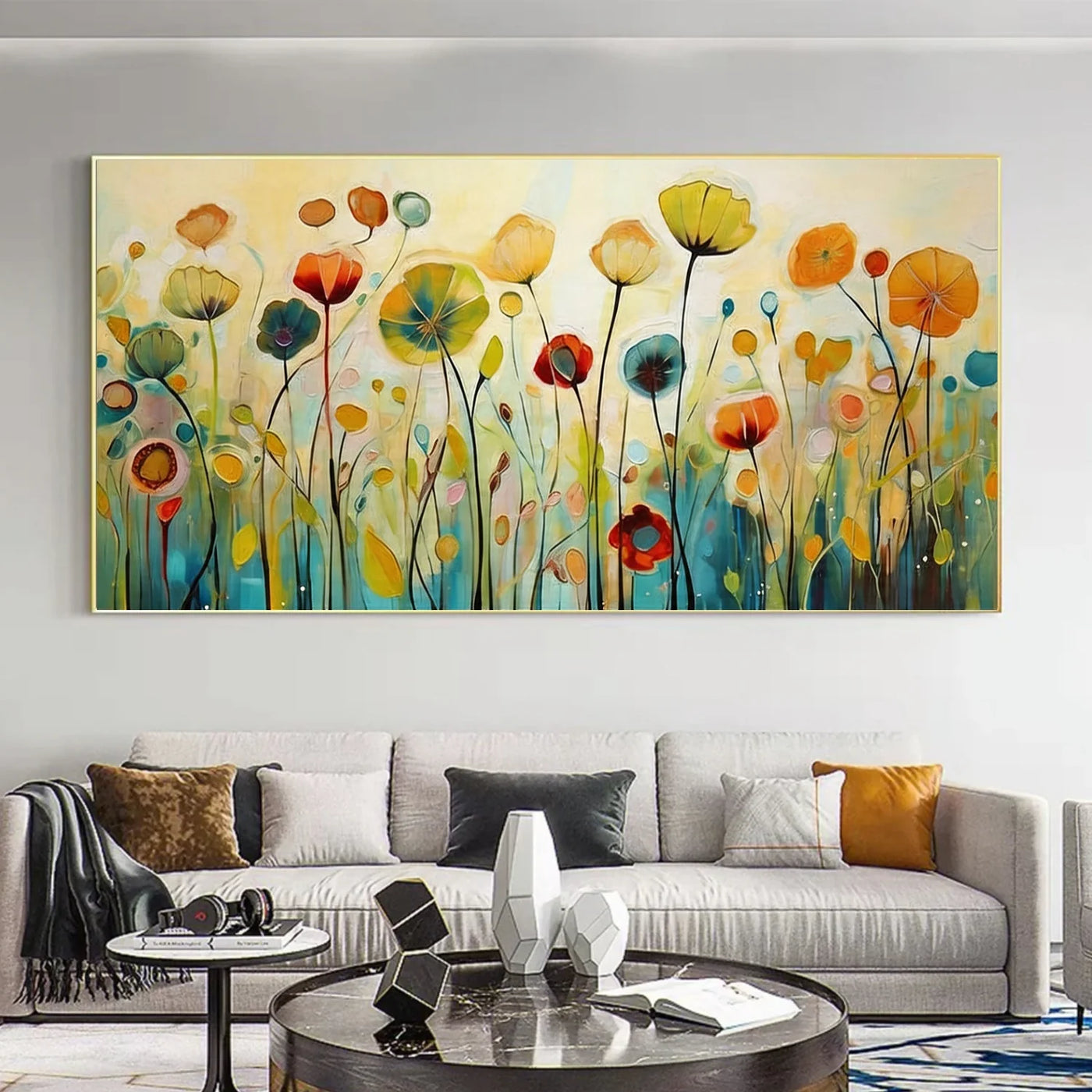 Flower & Tree Abstract Wall Art #SF059