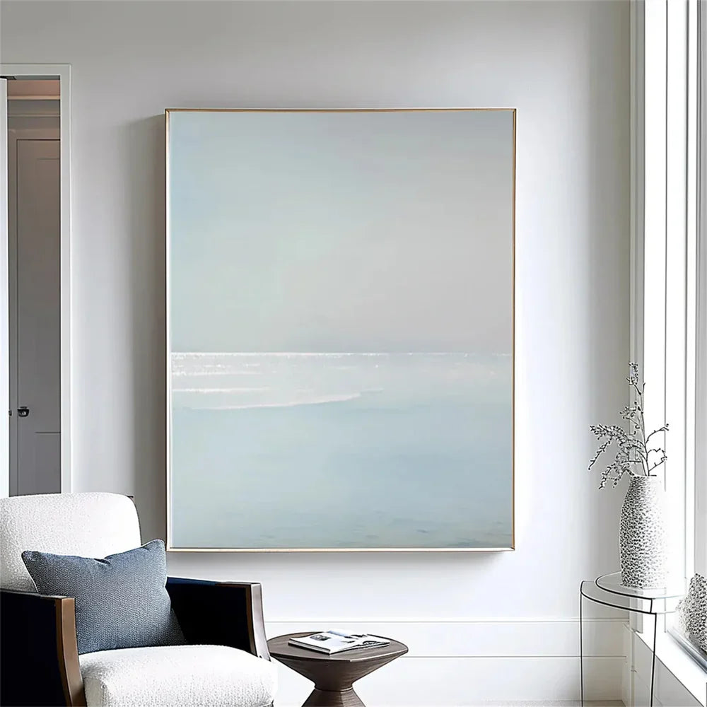 Ocean & Sky Abstract Wall Art #MO064