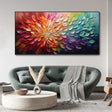 Flower & Tree Textured Abstract Wall Art #SF035