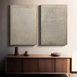 Beige and Brown Abstract Textured Wall Art Set Of 2 #AT083