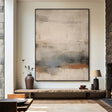 Beige and Brown Abstract Wall Art  #AT112