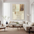 Textured Luxe Opulence | Beige Gold
