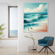Surfing Sport Art Textured Canvas #PT033
