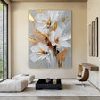Flower & Tree Textured Abstract Wall Art #SF051