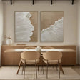 Ocean & Sky Textured Wall Art Set of 2 #MO004