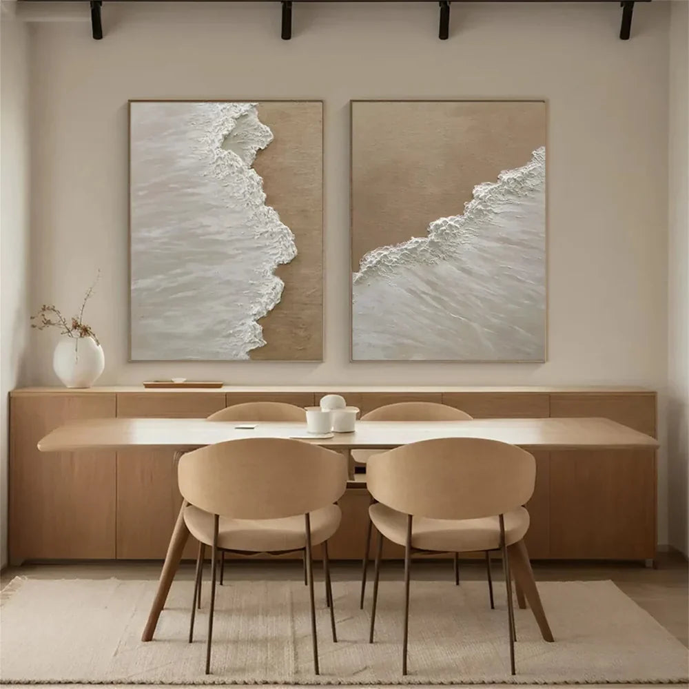 Ocean & Sky Textured Wall Art Set of 2 #MO004